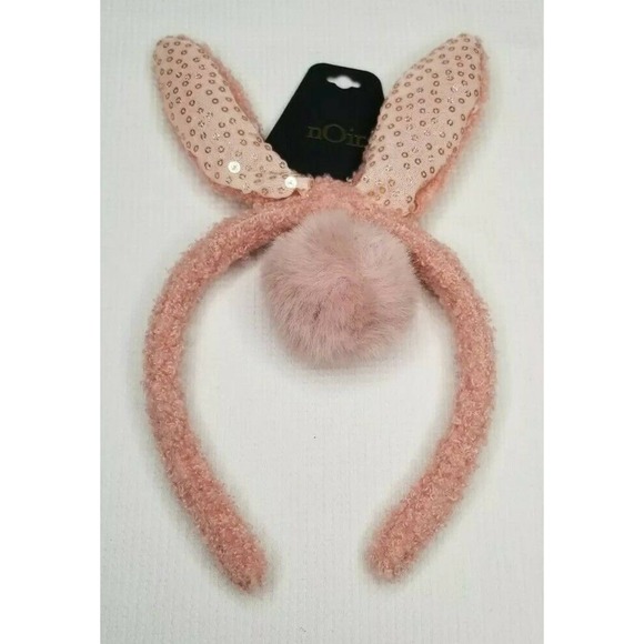 Nordstrom Lot of 3 Headband Pink Girl Accessories Bunny - Picture 4 of 6